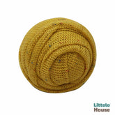 Baby Knitted Dotted Wrap W035 | Yellow